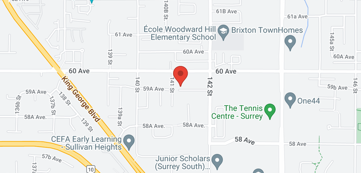 map of 14043 59A AVENUE